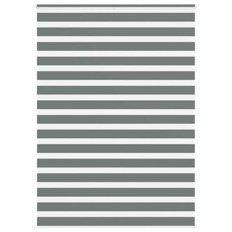 Vidaxx store enrouleur zèbre 165x200 cm largeur de tissu 160,9 cm gris foncé