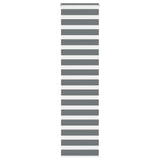 Vidaxx store enrouleur zèbre 65x230 cm largeur de tissu 60,9 cm gris foncé