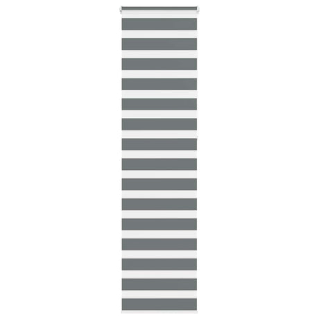 Vidaxx store enrouleur zèbre 65x230 cm largeur de tissu 60,9 cm gris foncé