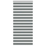 VidaXL store enrouleur zèbre 100x230 cm largeur de tissu 95,9 cm gris foncé