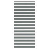 Vidaxl Zebra Rouleau aveugle 115x230 cm Largeur de tissu 110,9 cm gris foncé