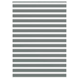 VidaXL store enrouleur zèbre 165x230 cm largeur de tissu 160,9 cm gris foncé