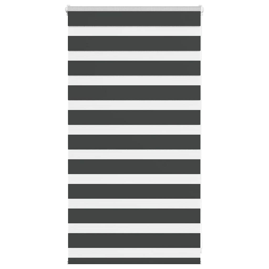 Vidaxx store enrouleur zèbre 90x100 cm largeur de tissu 85,9 cm noir