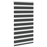 Vidaxx store enrouleur zèbre 90x100 cm largeur de tissu 85,9 cm noir