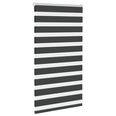 Vidaxx store enrouleur zèbre 90x100 cm largeur de tissu 85,9 cm noir