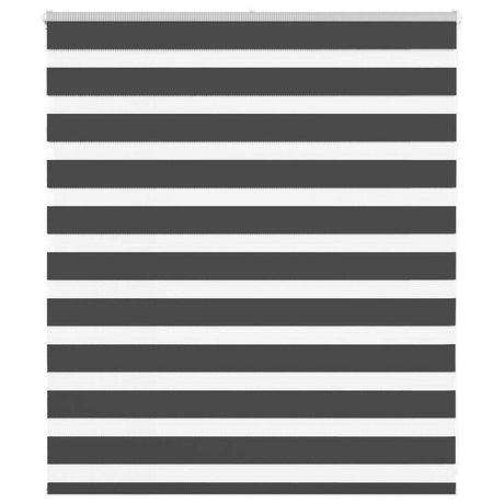 Vidaxx store enrouleur zèbre 120x100 cm largeur de tissu 115,9 cm noir