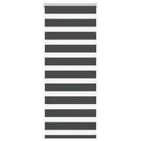 VidaXL store enrouleur zèbre 60x150 cm largeur de tissu noir 55,9 cm