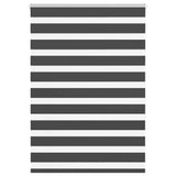 VidaXL store enrouleur zèbre 95x150 cm largeur de tissu 90,9 cm noir