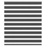 VidaXL store enrouleur zèbre 120x150 cm largeur de tissu 115,9 cm noir