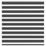 VidaXL store enrouleur zèbre 140x150 cm largeur de tissu 135,9 cm noir