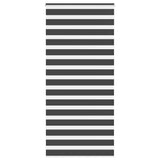 VidaXL store enrouleur zèbre 100x200 cm largeur de tissu 95,9 cm noir