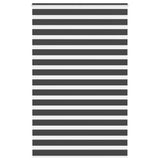 VidaXL store enrouleur zèbre 150x200 cm largeur de tissu 145,9 cm noir