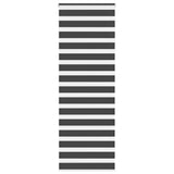 VidaXL store enrouleur zèbre 70x230 cm largeur de tissu 65,9 cm noir