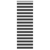 VidaXL store enrouleur zèbre 75x230 cm largeur de tissu 70,9 cm noir