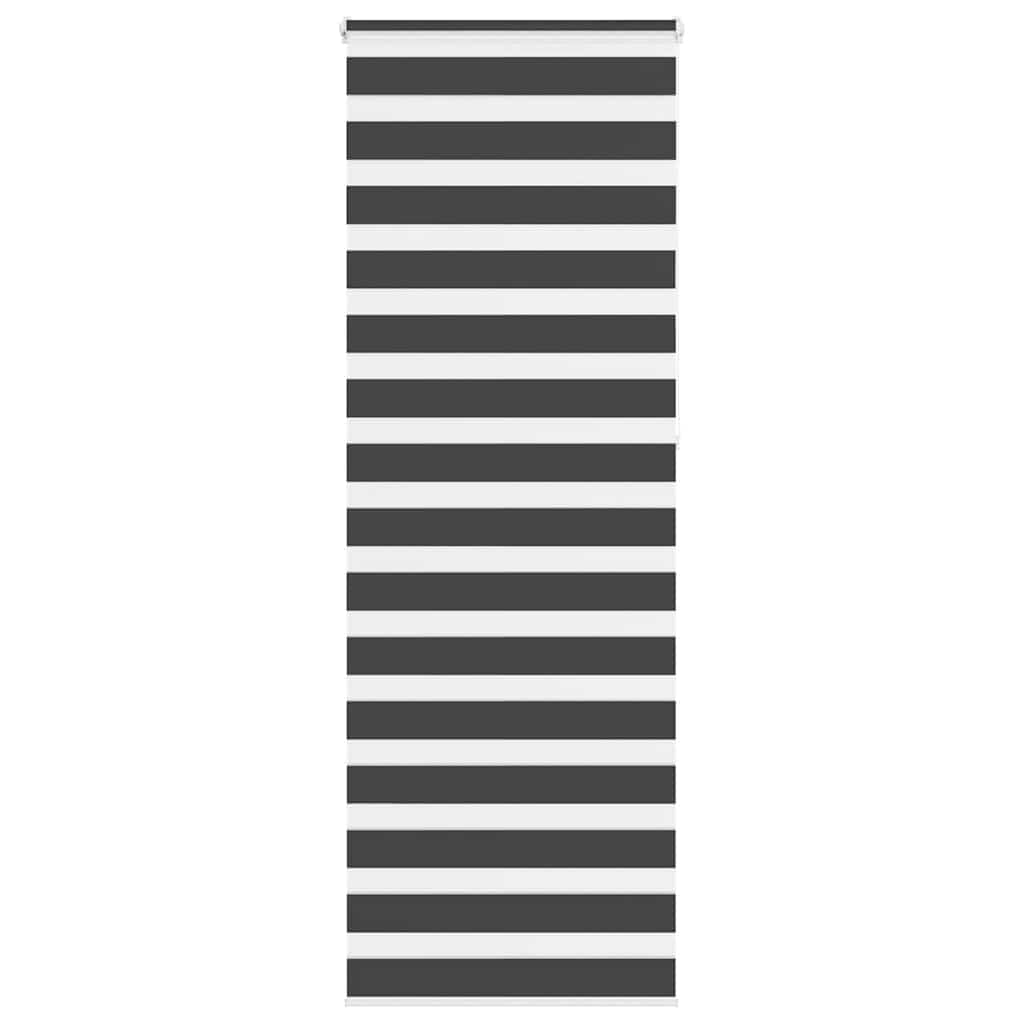 Vidaxx store enrouleur zèbre 85x230 cm largeur de tissu 80,9 cm noir