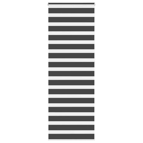 Vidaxx store enrouleur zèbre 85x230 cm largeur de tissu 80,9 cm noir
