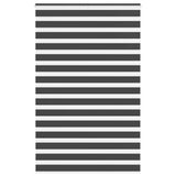 VidaXL store enrouleur zèbre 145x230 cm largeur de tissu 140,9 cm noir
