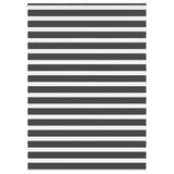 Vidaxx store enrouleur zèbre 155x230 cm largeur de tissu 150,9 cm noir