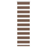 Vidaxx store enrouleur zèbre 40x100 cm largeur de tissu 35,9 cm polyester marron