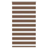 Vidaxx store enrouleur zèbre 90x100 cm largeur de tissu 85,9 cm polyester marron