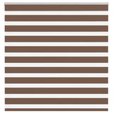 VidaXL store enrouleur zèbre 150x100 cm largeur de tissu 145,9 cm polyester marron
