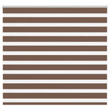 VidaXL store enrouleur zèbre 160x100 cm largeur du tissu 155,9 cm polyester marron