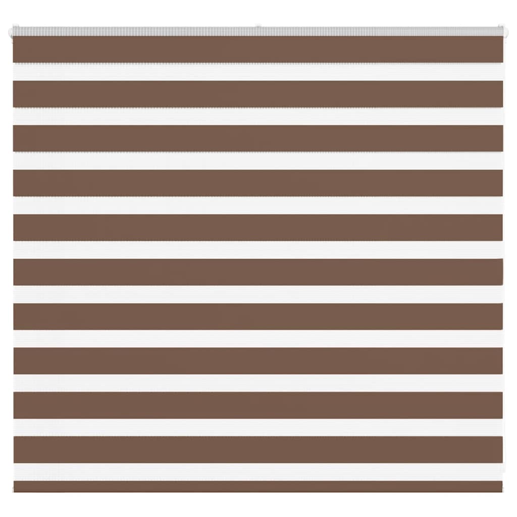 Vidaxl Zebra roller blind 165x100 cm dust width 160.9 cm polyester brown