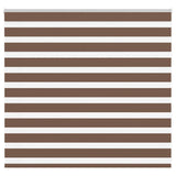 Vidaxl Zebra roller blind 165x100 cm dust width 160.9 cm polyester brown