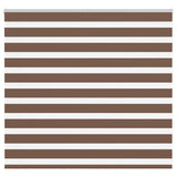 VidaXL store enrouleur zèbre 165x100 cm largeur du tissu 160,9 cm polyester marron