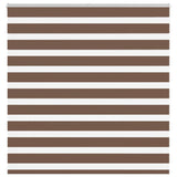 Vidaxl Zebra roller blind 145x150 cm dust width 140.9 cm polyester brown