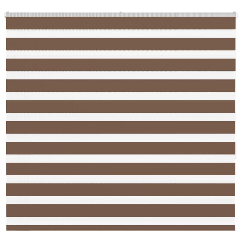 Vidaxl Zebra Rouleau aveugle 155x150 cm Largeur de tissu 150,9 cm Brown en polyester