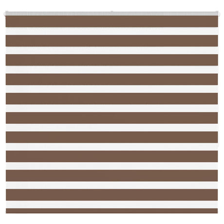 Vidaxx store enrouleur zèbre 160x150 cm largeur de tissu 155,9 cm polyester marron