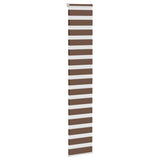 Vidaxl Zebra roller blind 40x200 cm dust width 35.9 cm Polyester Brown