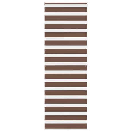 Vidaxx store enrouleur zèbre 80x200 cm largeur de tissu 75,9 cm polyester marron
