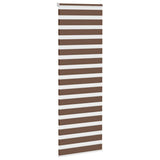 Vidaxx store enrouleur zèbre 90x200 cm largeur de tissu 85,9 cm polyester marron