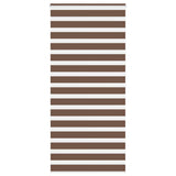 Vidaxx store enrouleur zèbre 95x200 cm largeur de tissu 90,9 cm polyester marron