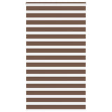 Vidaxl Zebra roller blind 125x200 cm Fabric width 120.9 cm polyester brown