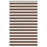 VidaXL store enrouleur zèbre 150x200 cm largeur de tissu 145,9 cm polyester marron