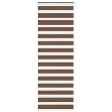 Vidaxx store enrouleur zèbre 75x230 cm largeur de tissu 70,9 cm polyester marron