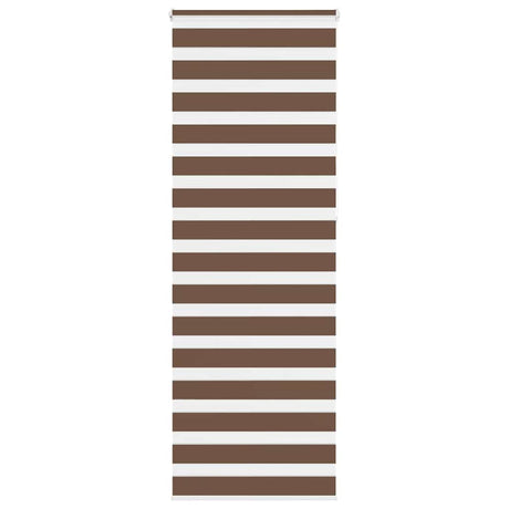 Vidaxx store enrouleur zèbre 75x230 cm largeur de tissu 70,9 cm polyester marron