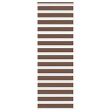 Vidaxx store enrouleur zèbre 90x230 cm largeur de tissu 85,9 cm polyester marron