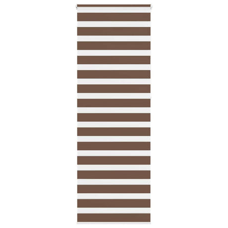 Vidaxx store enrouleur zèbre 90x230 cm largeur de tissu 85,9 cm polyester marron
