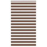 Vidaxl Zebra roller blind 125x230 cm Fabric width 120.9 cm polyester brown