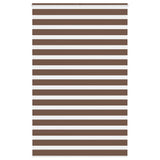 VidaXL store enrouleur zèbre 140x230 cm largeur du tissu 135,9 cm polyester marron