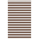Vidaxx store enrouleur zèbre 145x230 cm largeur de tissu 140,9 cm polyester marron