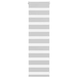 VidaXL store enrouleur zèbre 45x100 cm largeur de tissu 40,9 cm gris clair