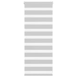 VidaXL store enrouleur zèbre 65x100 cm largeur de tissu 60,9 cm gris clair