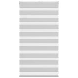 VidaXL store enrouleur zèbre 85x100 cm largeur de tissu 80,9 cm gris clair