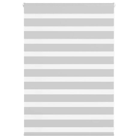 VidaXL store enrouleur zèbre 100x100 cm largeur de tissu 95,9 cm gris clair