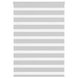 VidaXL store enrouleur zèbre 105x100 cm largeur de tissu 100,9 cm gris clair